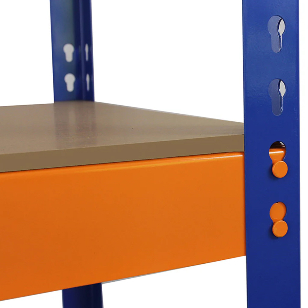 Monster Shop S-Rax Blue and Orange Metal Racking Units 180 x 150 x 50cm 10 Pack Image 5