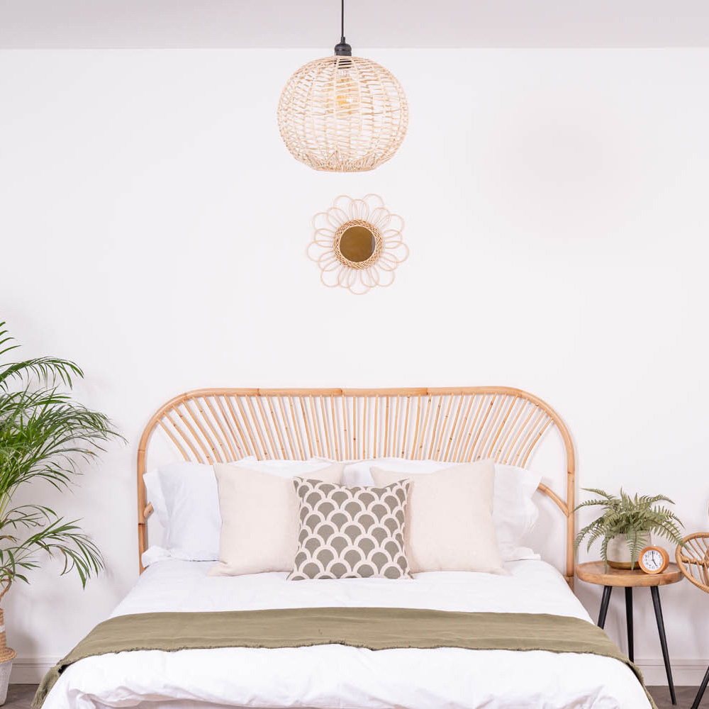 ValueLights Vine Rattan Sphere Pendant Lamp Shade Image 4