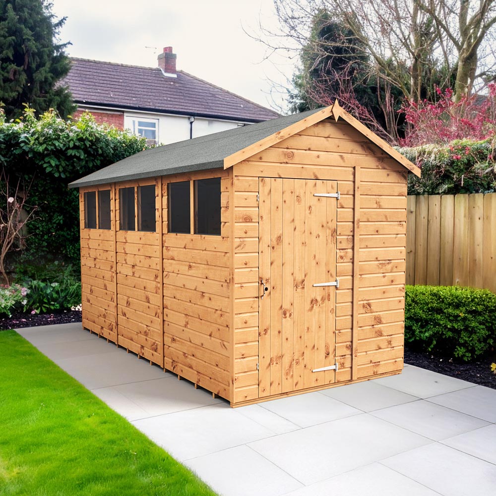 Empire Sheds 6 x 12ft Tongue and Groove Wooden Apex Garden Shed Image 2