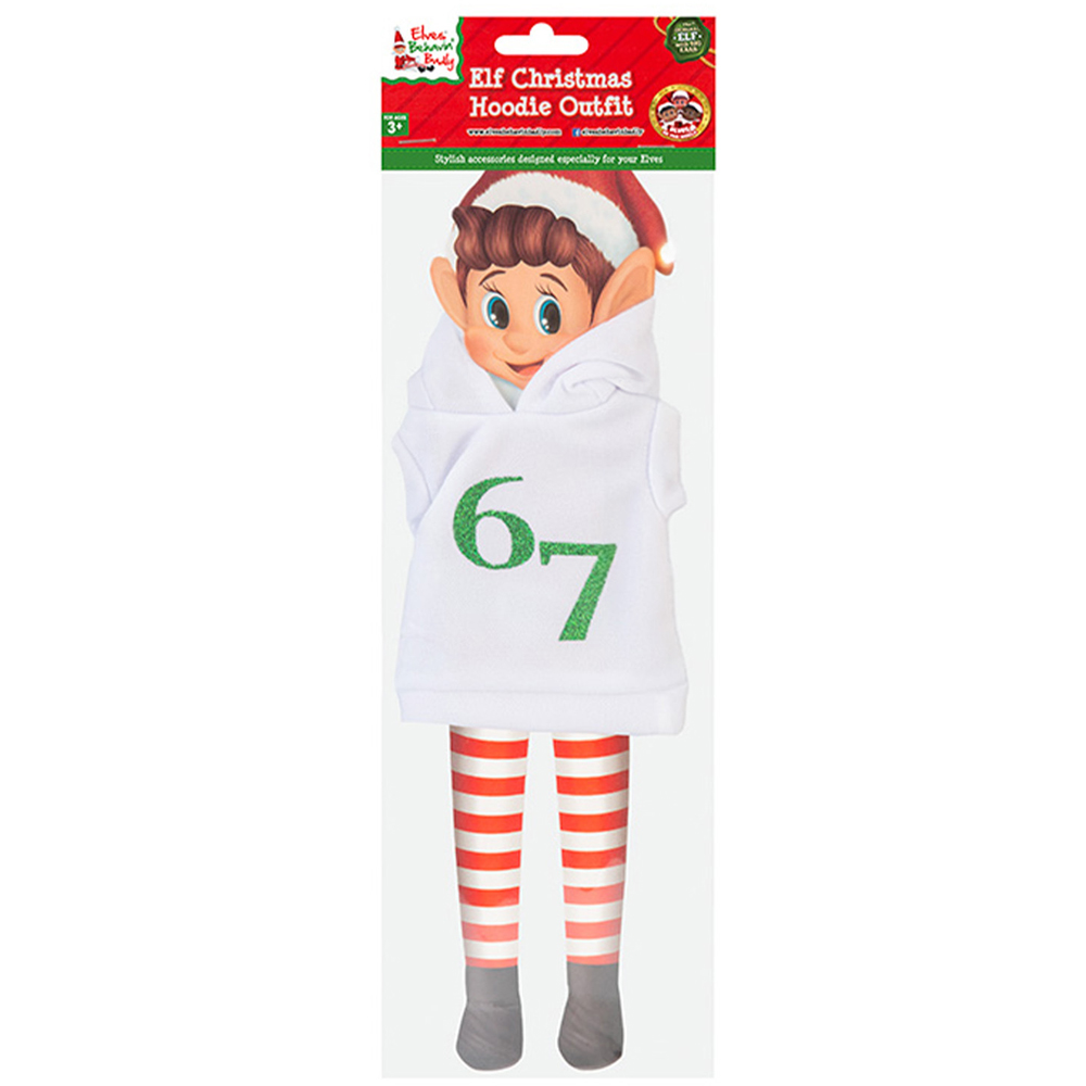 Elf Christmas Hoodie Outfit Image 2