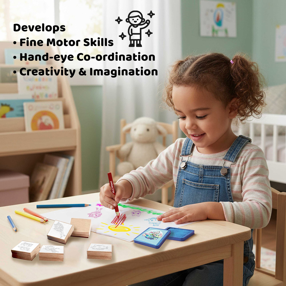 Dreamworkds Gabby’s Dollhouse Blister Kids Craft and Stationery Set with 5 Stamps Image 3