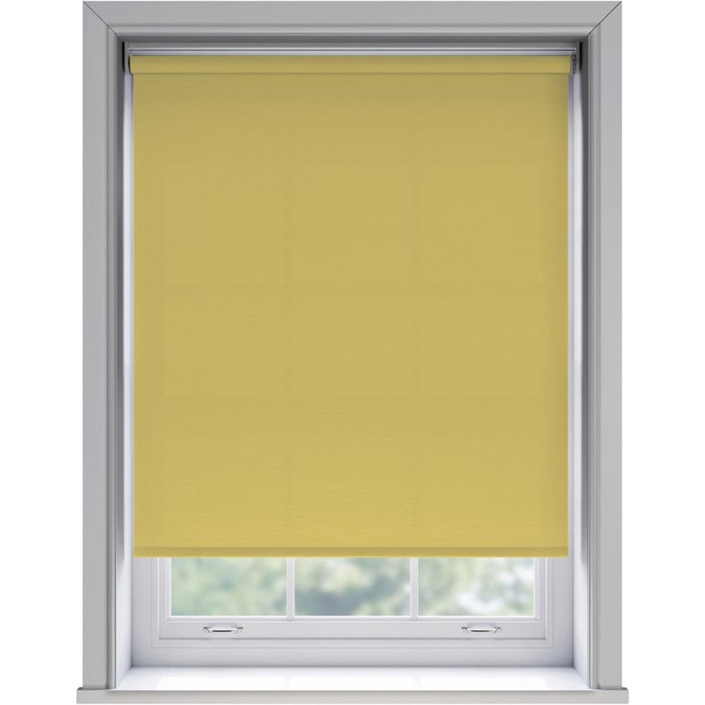 New Edge Blinds Thermal Blackout Roller Blind Ochre 150cm Image 2