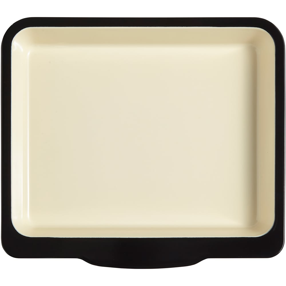 Wham Baker & Salt 37cm Set of 2 Two Tone Enamel Baking Dish Image 1