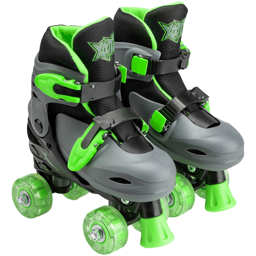Xootz Green Quad LED Skates Small Image 1