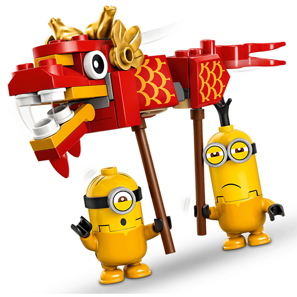 LEGO Minions The Rise of Gru 75550 Minions Kung Fu Temple Building Set 310 Piece Image 5