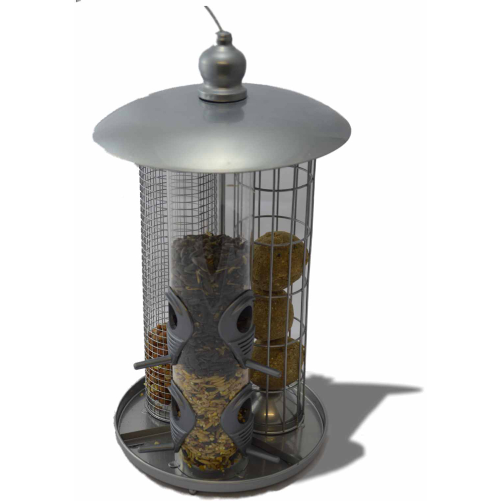 Deluxe 3 in 1 Fat Ball Seed and Nut Wild Bird Feeder Image 4