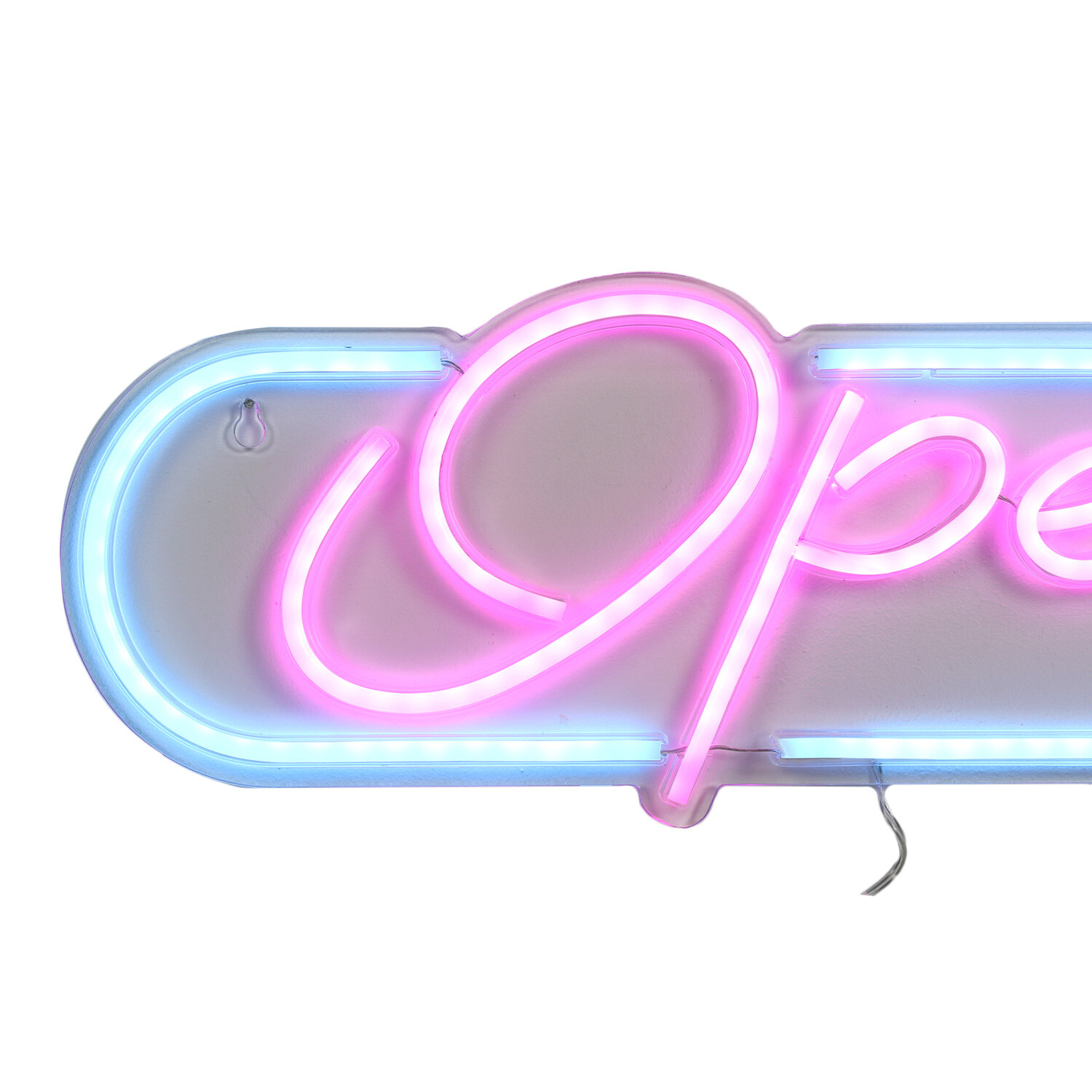Blue and Pink Open Sign LED Neon Light Image 3