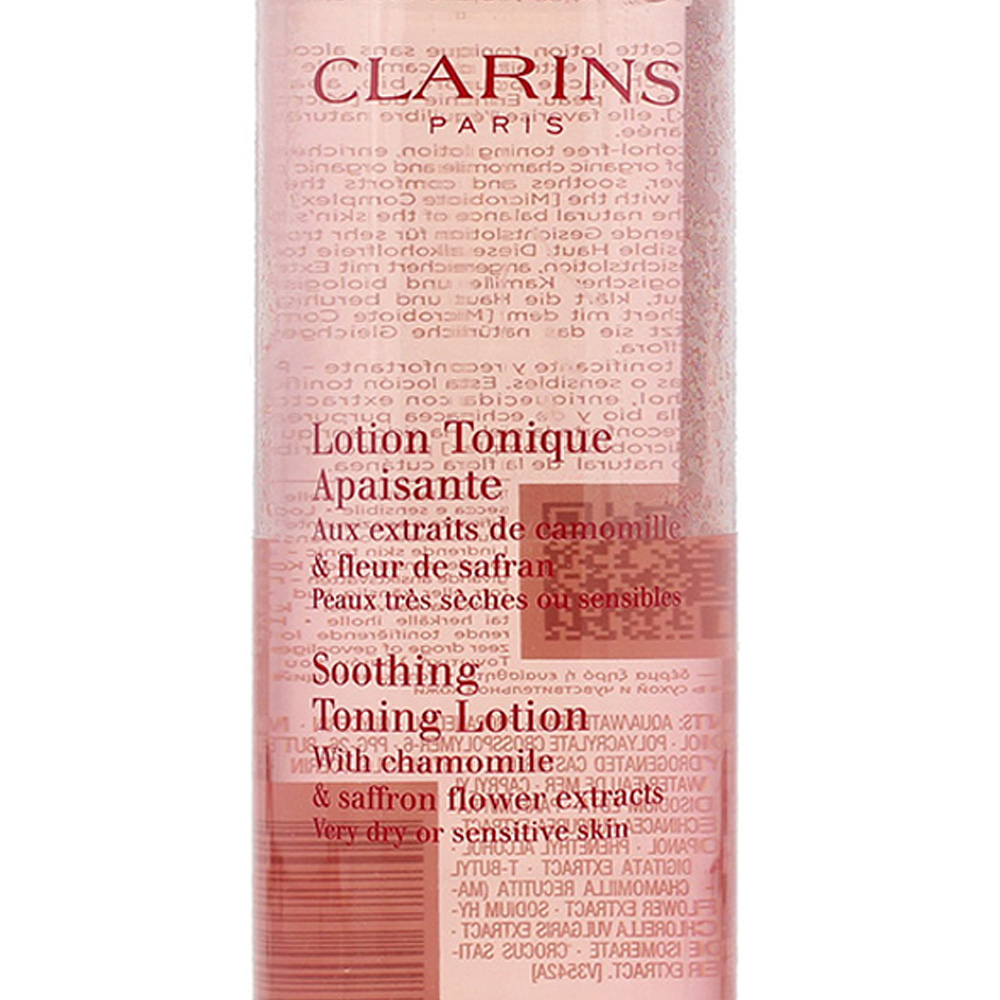 Clarins Very Dry to Sensitive Skin Soothing Toning Lotion 200ml Image 2