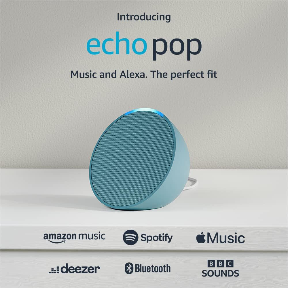 Amazon Echo Pop Smart Speaker with Alexa Green Image 2