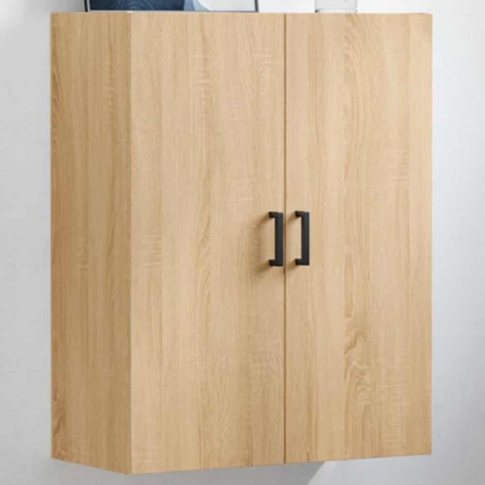 vidaXL 2 Door Sonoma Oak Wall Mounted Cabinet Image 1