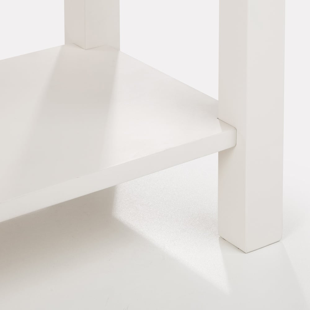 Julian Bowen Coxmoor Ivory and Oak Console Table Image 6