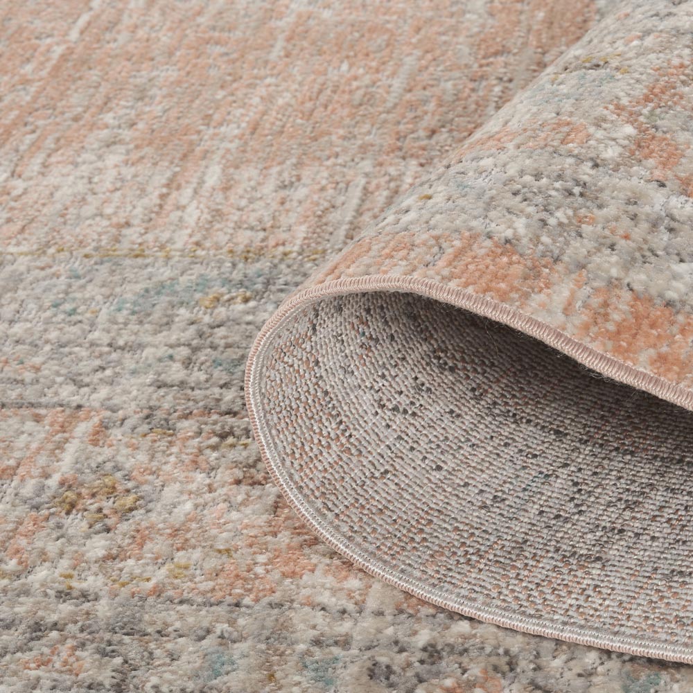 Desire Rugs Maia Coral Orchid Floral Non Slip Rug 60 x 220cm Image 4