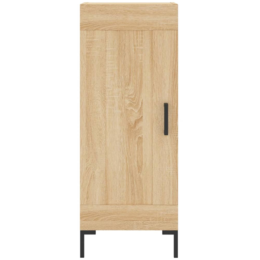 vidaXL Single Door Sonoma Oak Sideboard Image 5