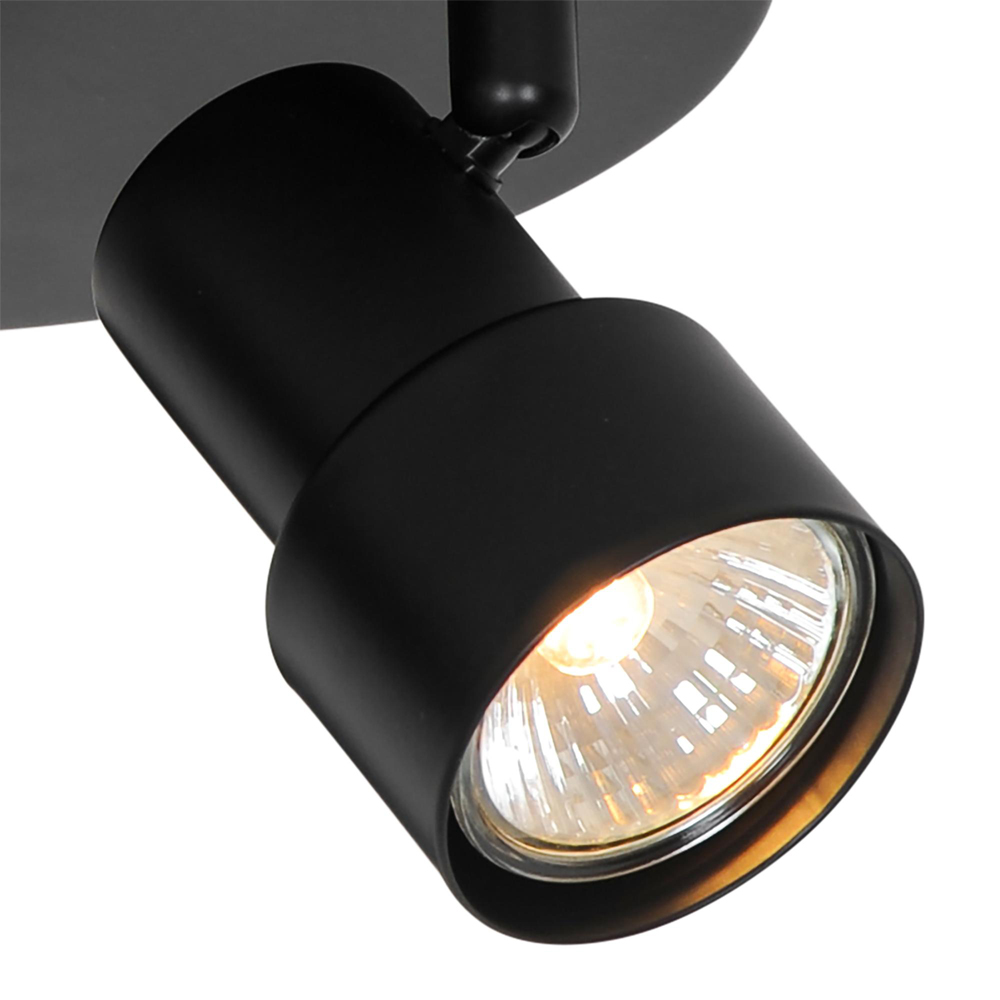 Nordlux Boston 3-Rondel Black Ceiling Light Image 3