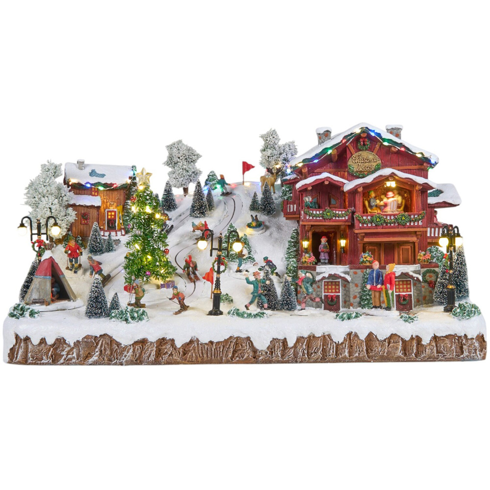 Christmas Ski Village Scene Model Image 3