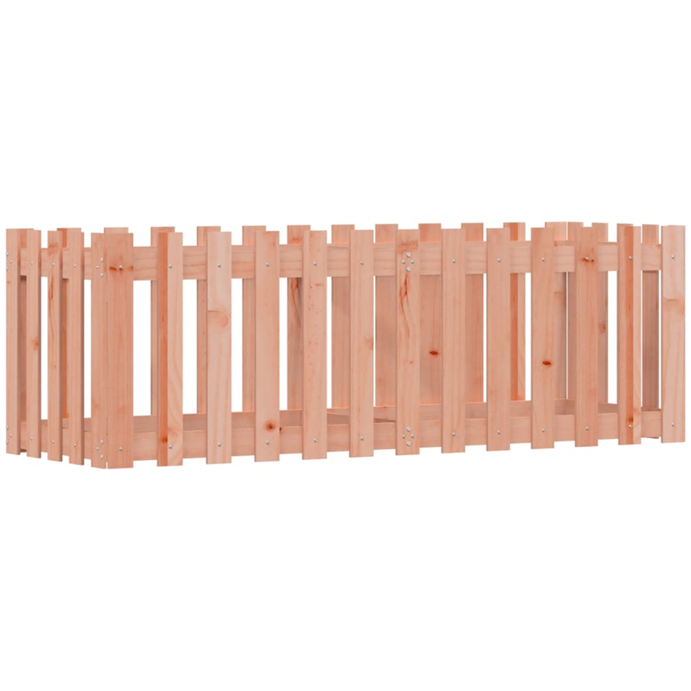vidaXL Brown Solid Douglas Wood Garden Raised Bed 50 x 150 x 50cm Image 3