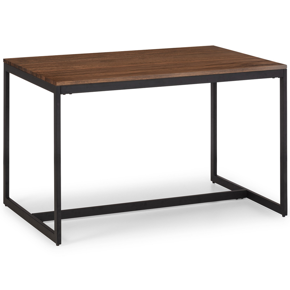Julian Bowen Tribeca Jazz 4 Seater Dining Set Walnut and Black Image 3