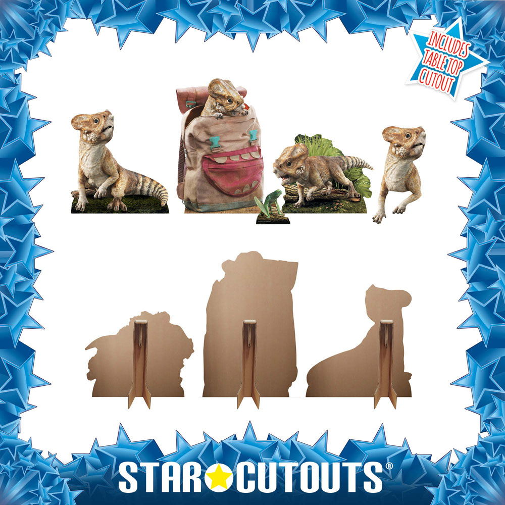 Star Cutouts Jurassic World Rebirth Aquilops Dinosaur Cardboard Cutout 1.7ft 4 Pack Image 5