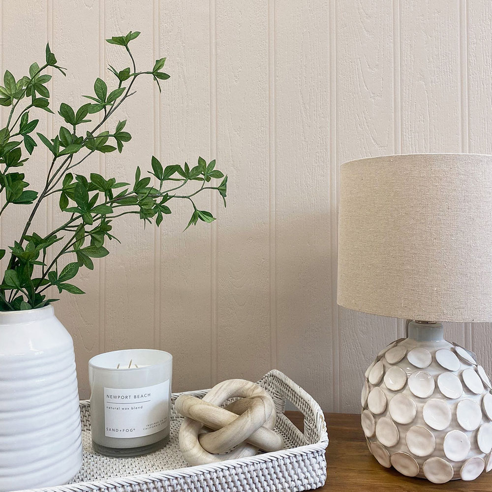 Belgravia Decor Beaded Wood Cream Wallpaper Image 3
