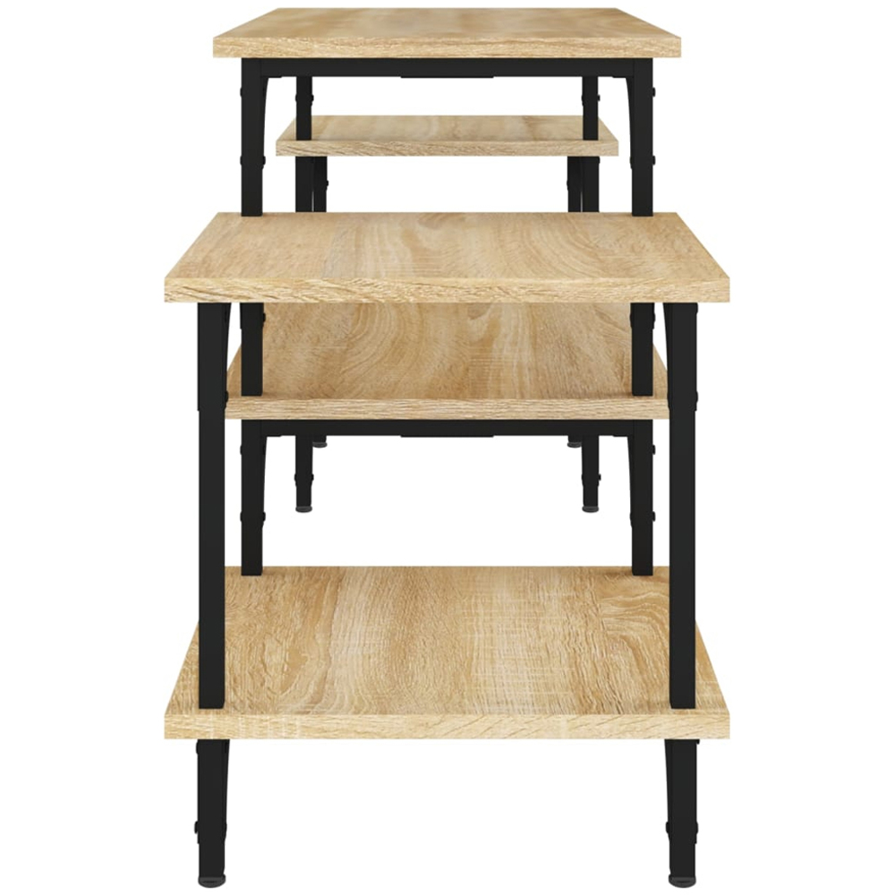 vidaXL 6 Shelf Sonoma Oak TV Cabinet Image 6
