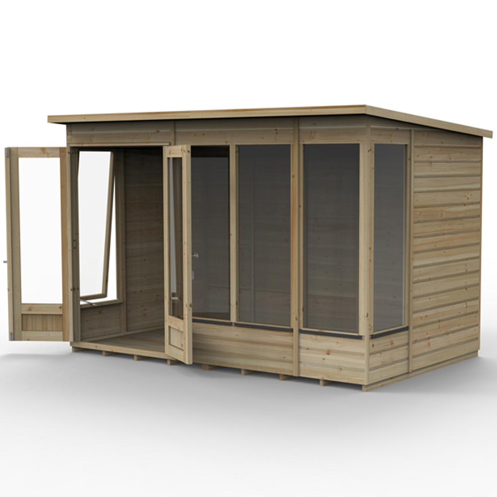 Forest Garden Beckwood 10 x 6ft Single Opening Apex Summerhouse Image 3