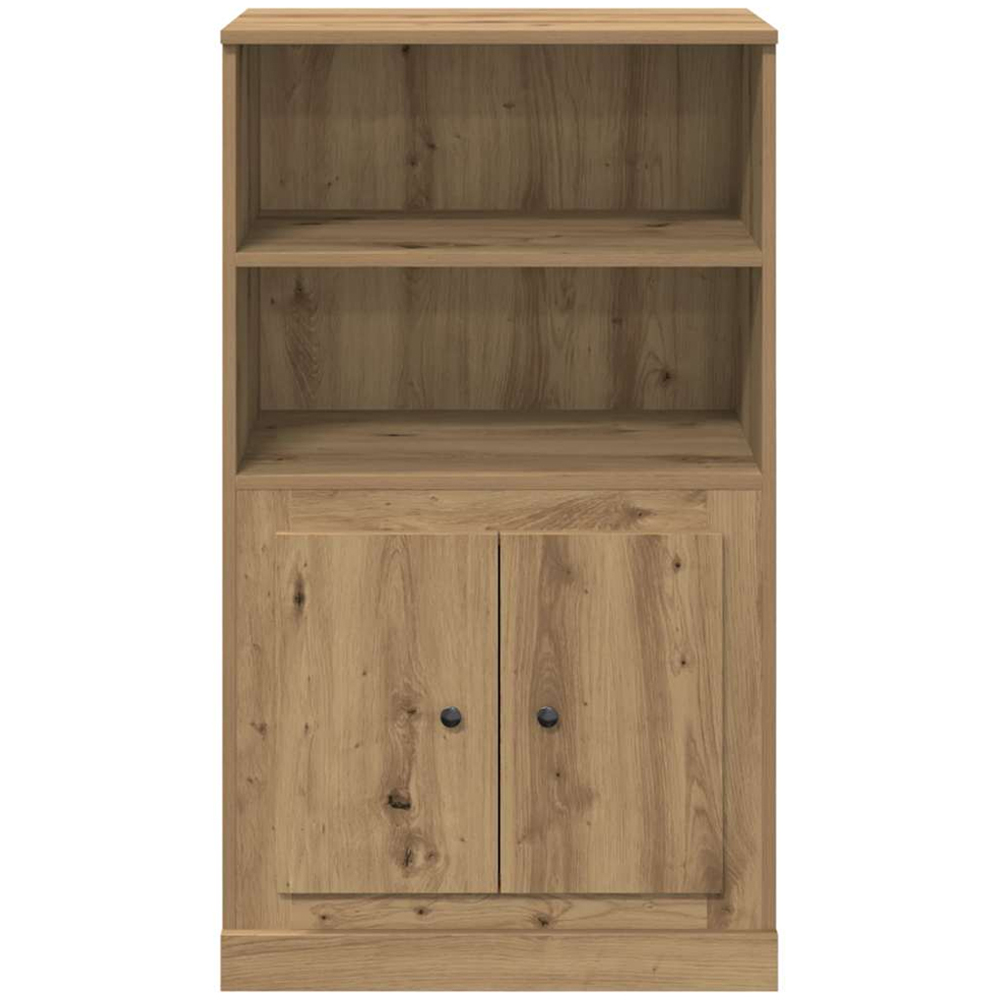 vidaXL 2 Door 2 Shelf Artisan Oak Highboard Image 5