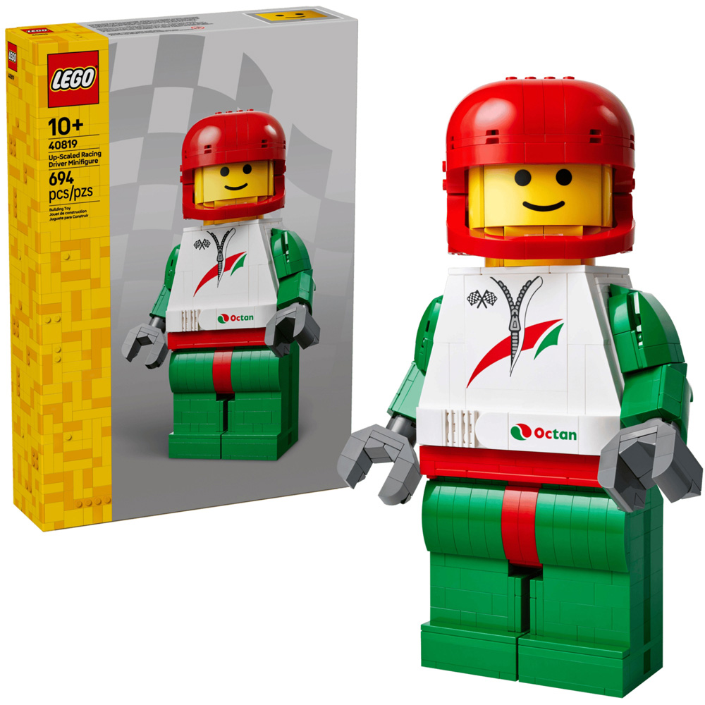 LEGO 40819 Up-Scaled Racing Driver Minifigure Set 694 Piece Image 5
