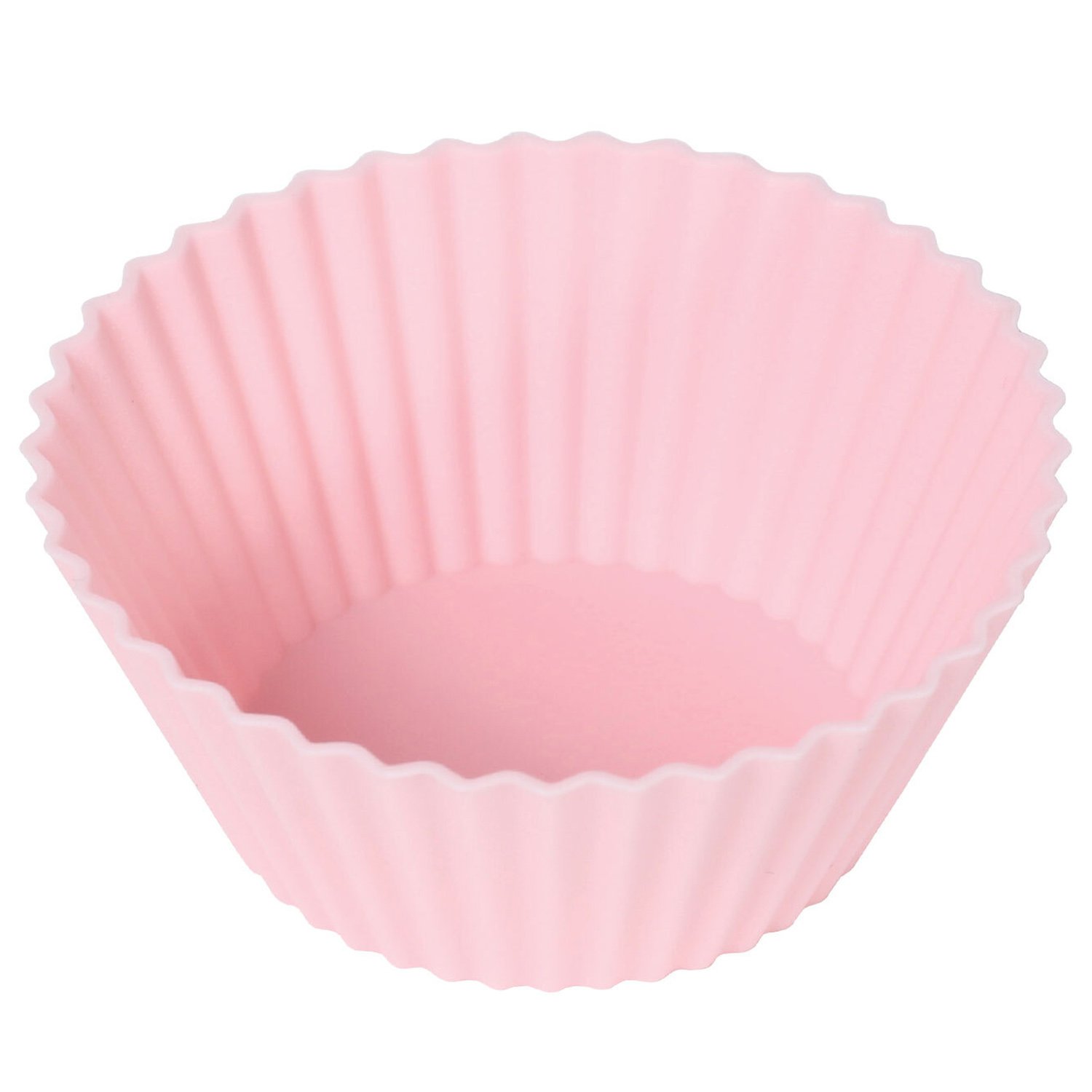 Pack of 12 Silicone Round Muffin Cases Image 1