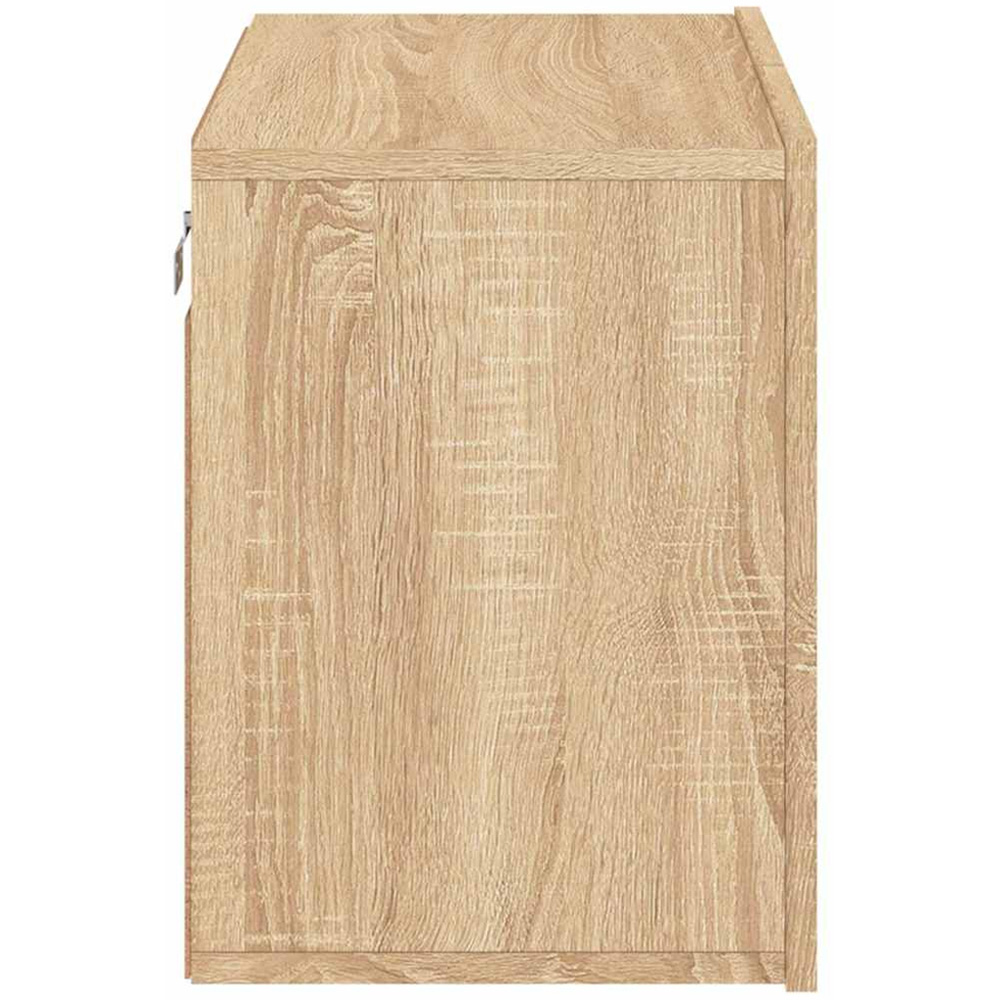 vidaXL 2 Door Sonoma Oak Wall Mounted TV Cabinet Image 7