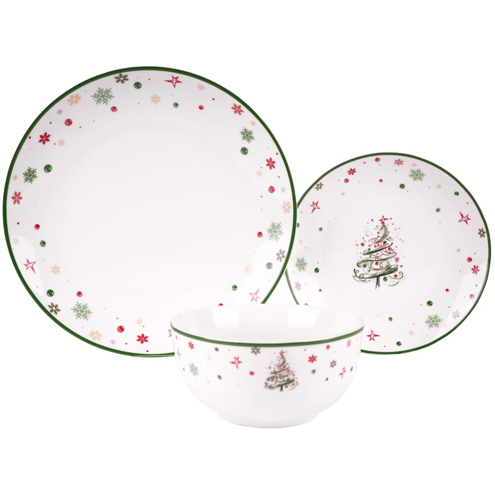 Waterside Xmas Tree 12 Piece Dinner Set Image 1