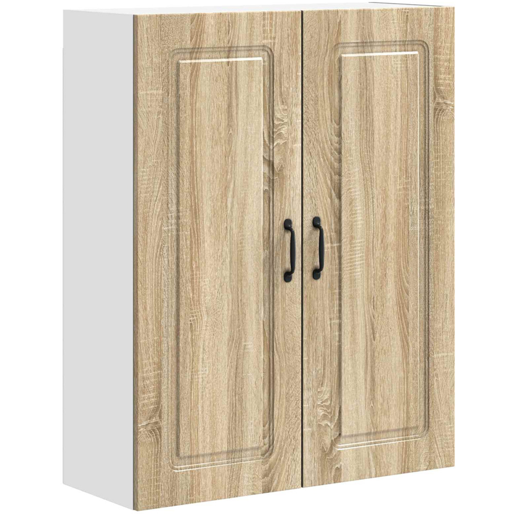 vidaXL 2 Door Sonoma Oak Kitchen Wall Cabinet Image 2