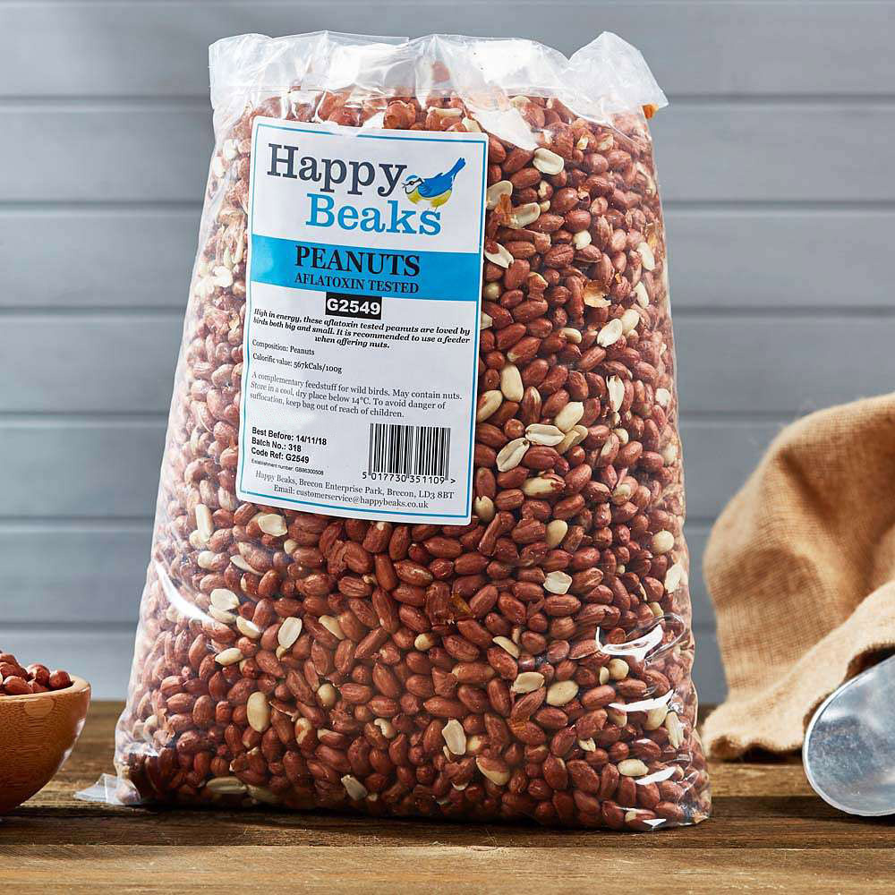 Happy Beaks Aflatoxin Tested Peanut Bird Food 12.75kg Image 2