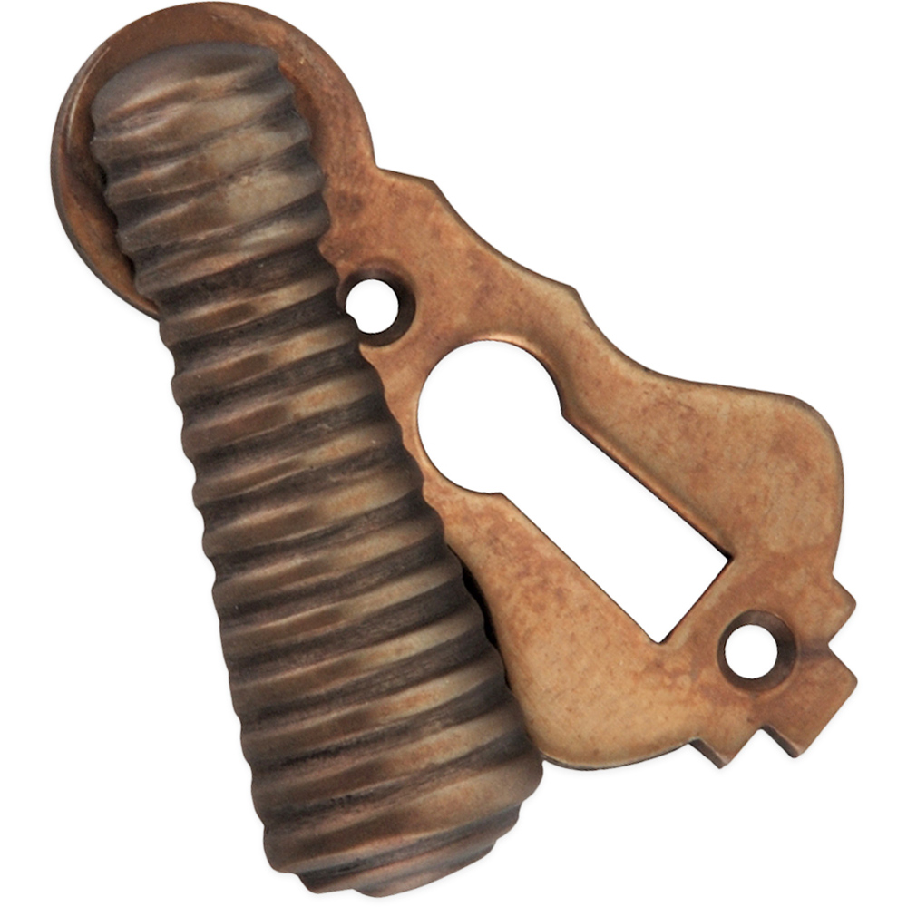 Spira Brass Beehive Matt Antique Escutcheon Image