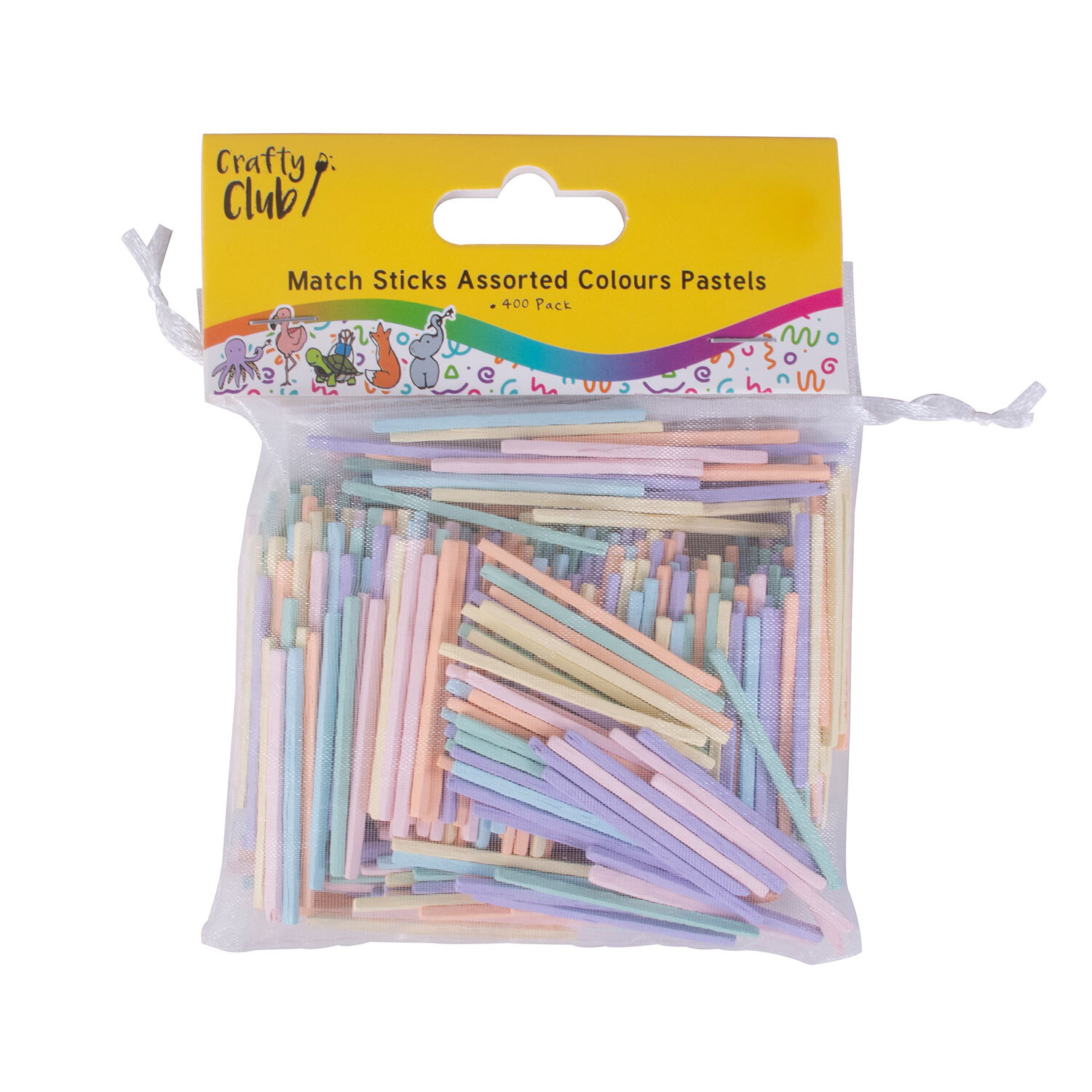 Crafty Club Coloured Match Sticks - Bright or Pastel Image 4