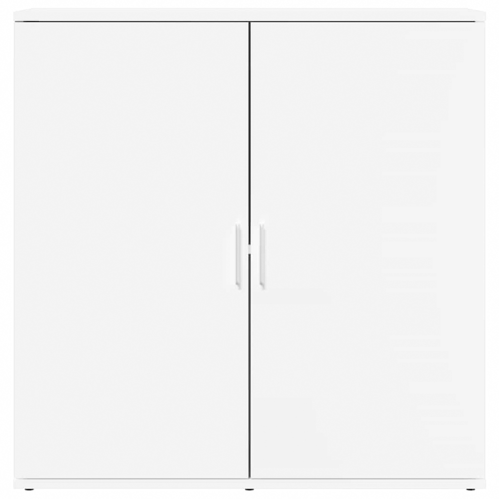 vidaXL 2 Door White Sideboard Image 5