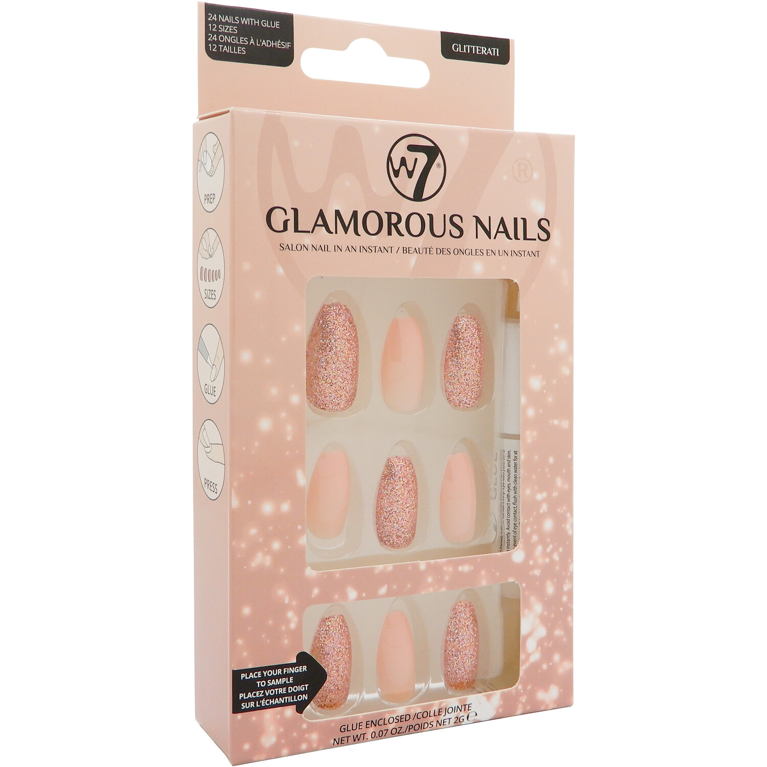 W7 Glitterati Glamorous Nails Image 1