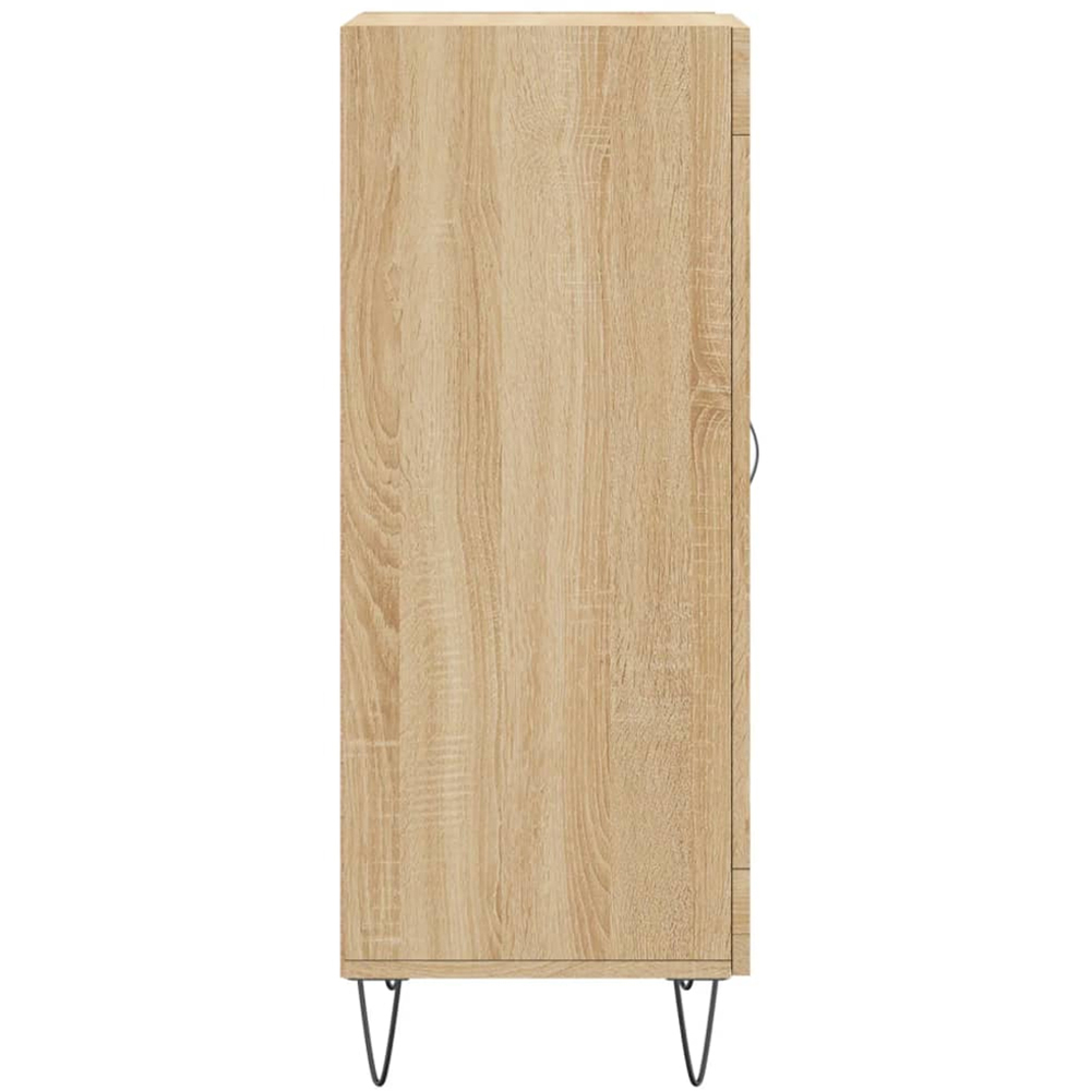 vidaXL Single Door Sonoma Oak Narrow Sideboard Image 7