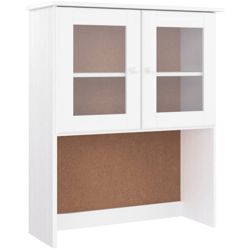 vidaXL Alta 4 Door 2 Drawer White Solid Wood Pine Highboard Image 7