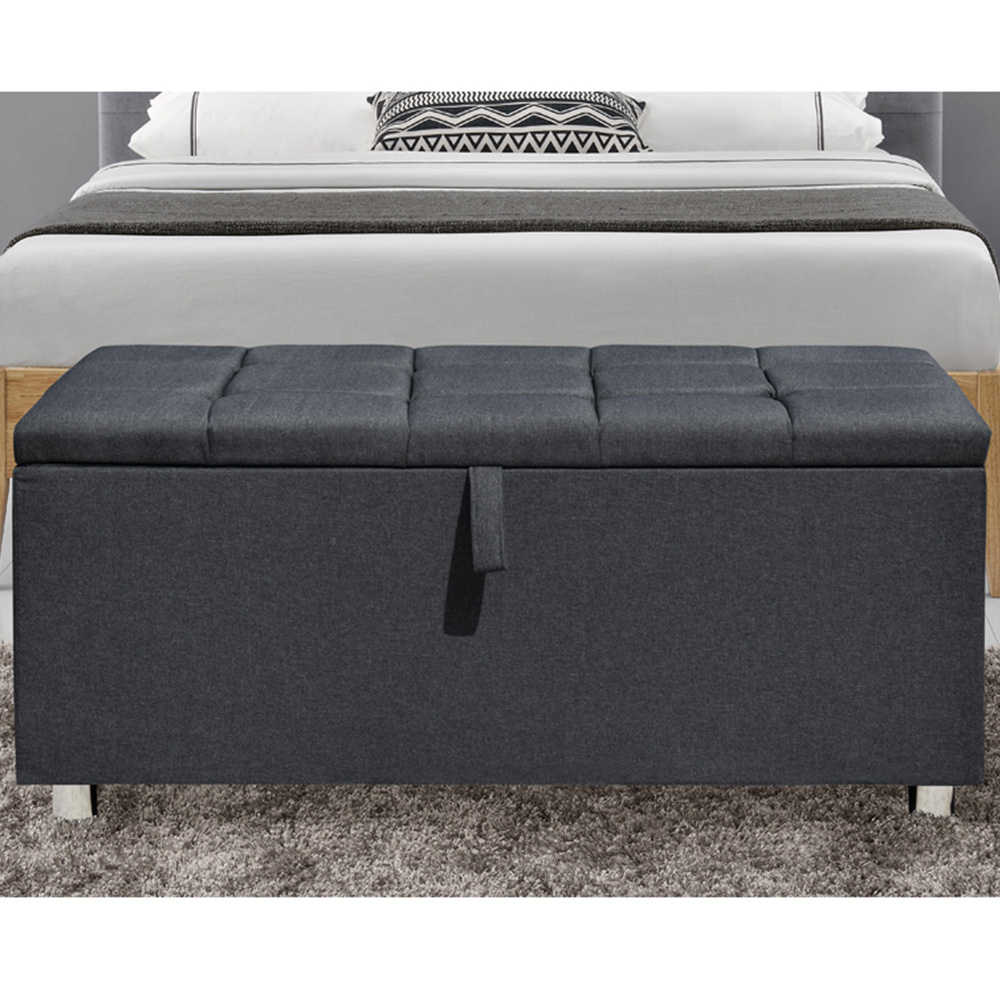 Brooklyn Grey Linen 4 Piece Bedroom Furniture Set Image 4