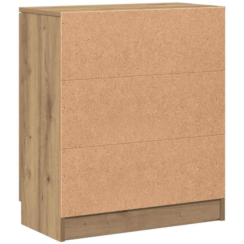 vidaXL 2 Door 2 Shelf Artisan Oak Sideboard Image 7