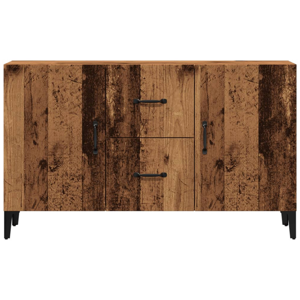 vidaXL 2 Door 2 Drawer Old Wood Sideboard Image 5