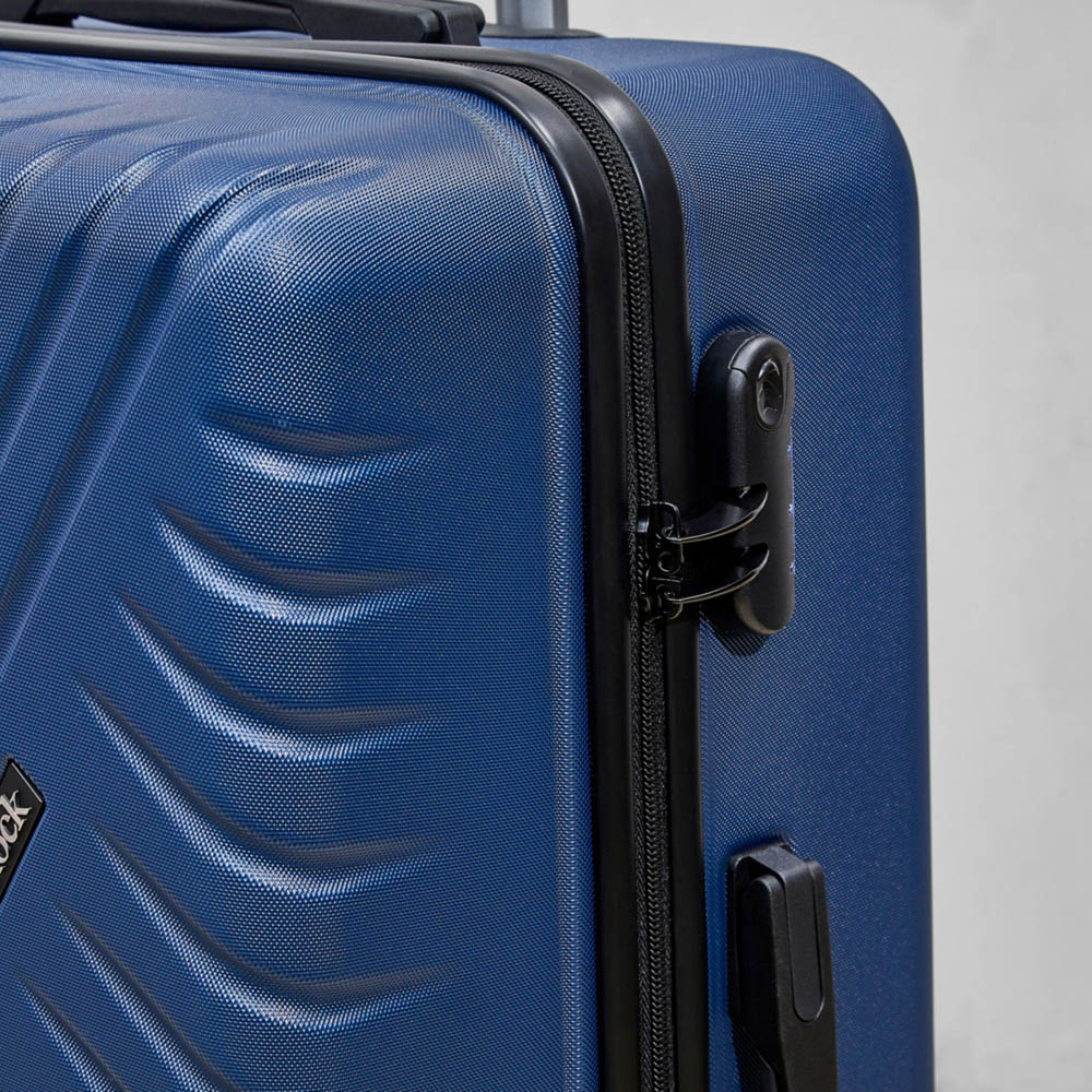 Rock Santiago Large Navy Hardshell Suitcase Image 5