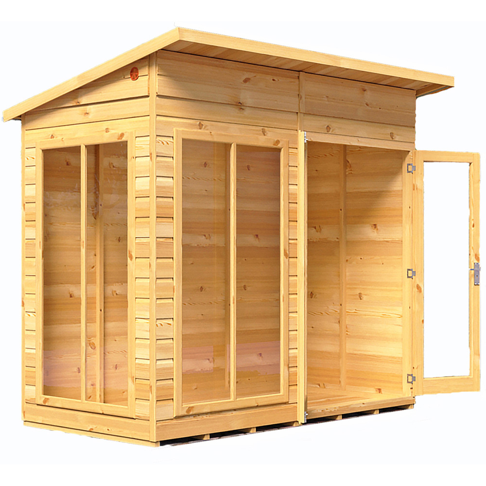 Shire Lela 8 x 4ft Double Door Summerhouse Image 1