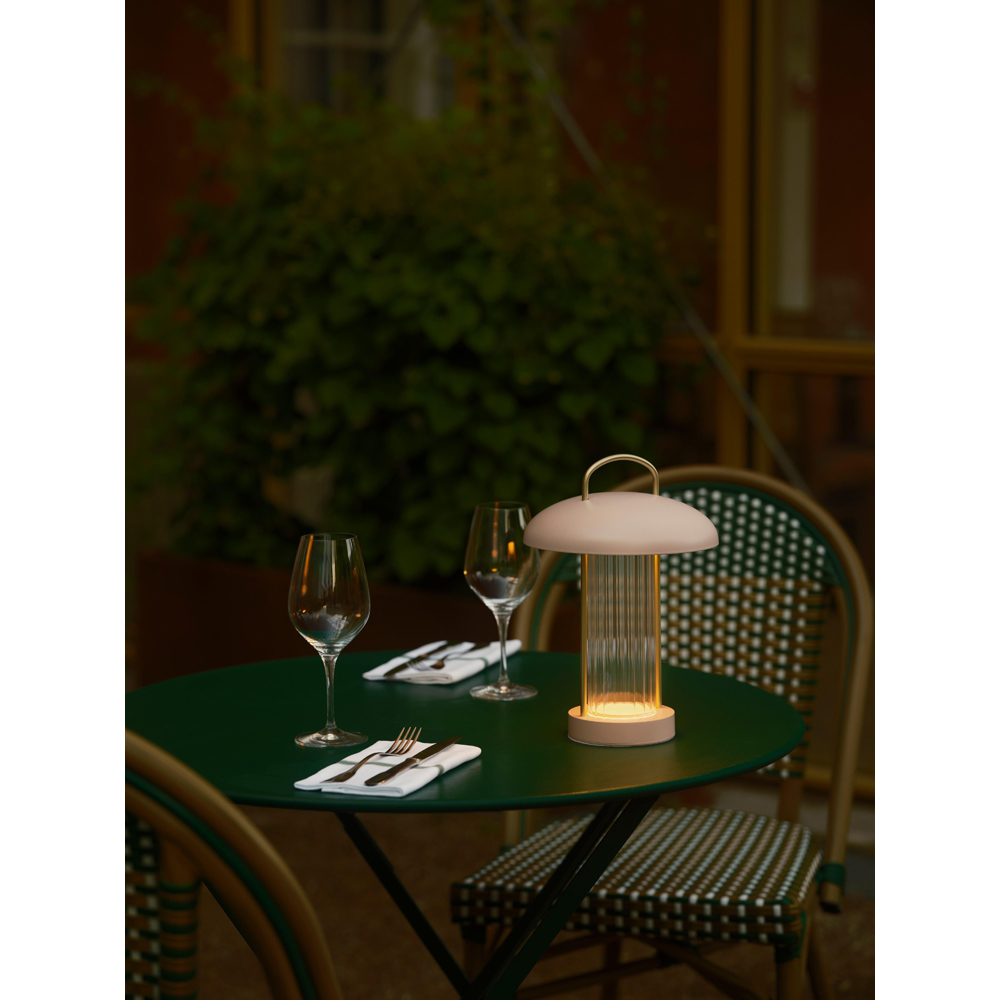 Nordlux Mirano 150 Lumens Dusty Rose Portable LED Table Lamp Image 2