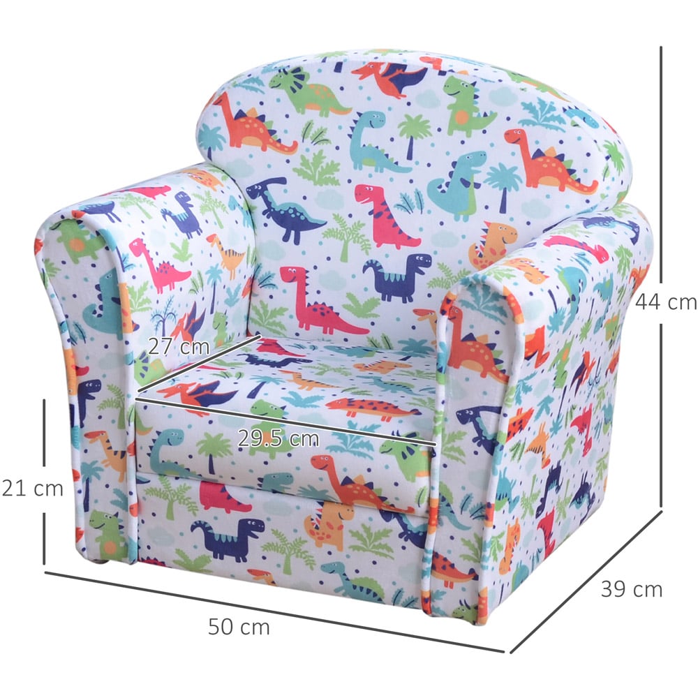 Tommy Toys Multicolour Cartoon Flannel Kids Armchair Image 8