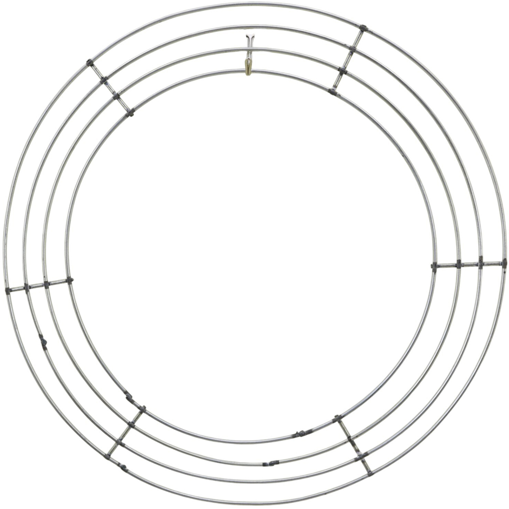 Christmas Wire Wreath Frame Image