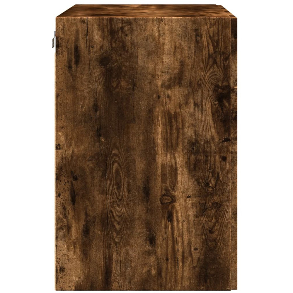 vidaXL 2 Door Smoked Oak Wall Cabinet Image 5