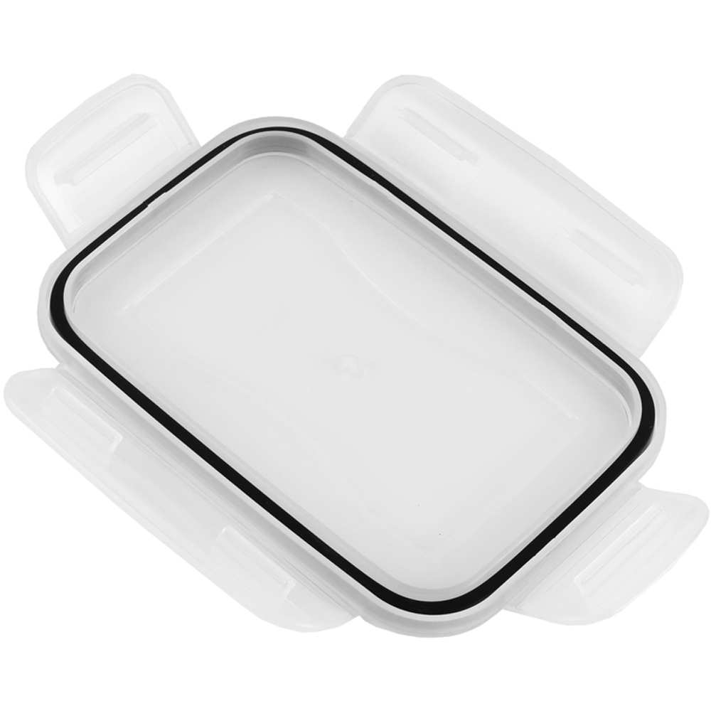 Living and Home 8 Piece Airtight Transparent Kitchen Storage Container Set Image 4