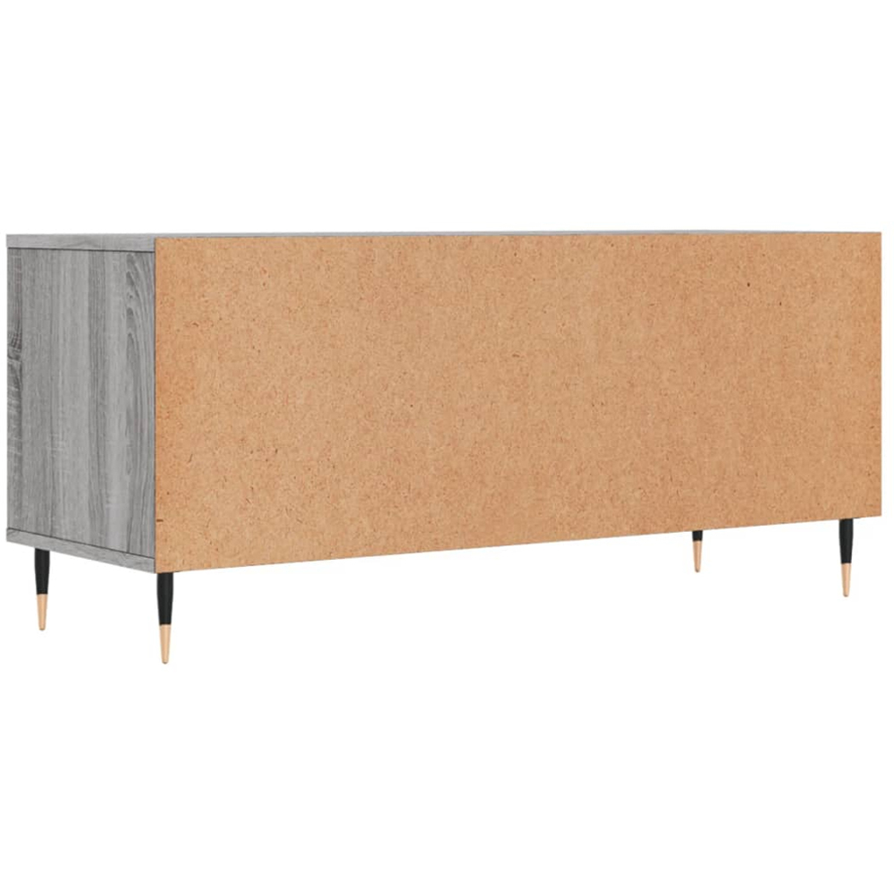 vidaXL 2 Door 2 Shelf Grey Sonoma TV Cabinet Image 8