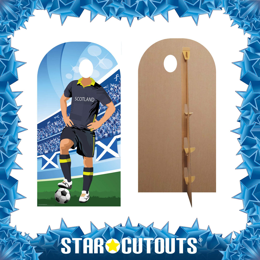 Star Cutouts Ltd Scotland World Cup Football Stand-In Cutout 6.2ft Image 2